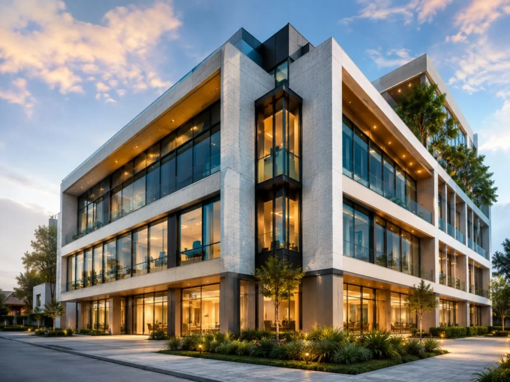 Commercial office building constructed by Rabah Builders