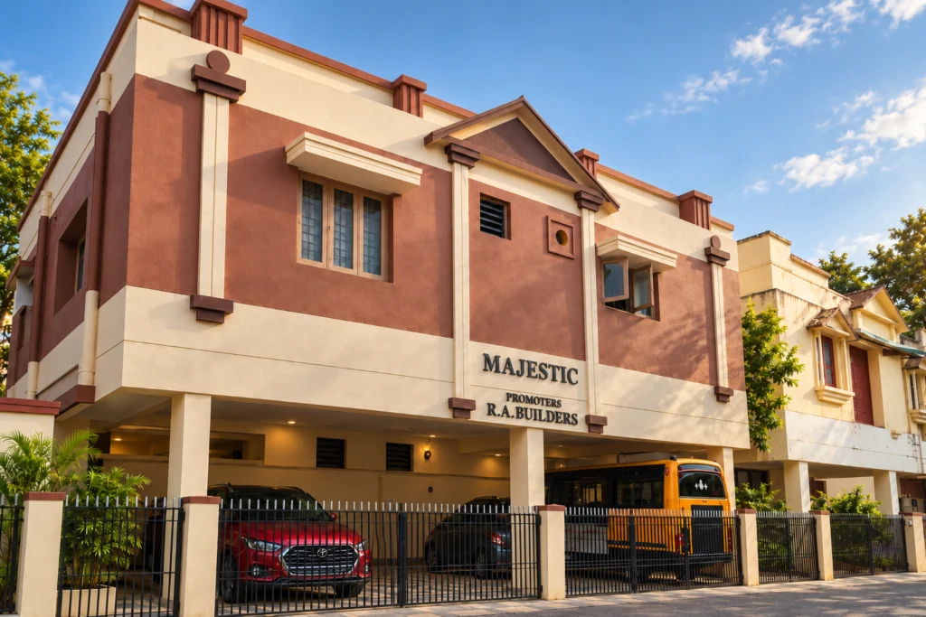 Majestic building exterior, view 1