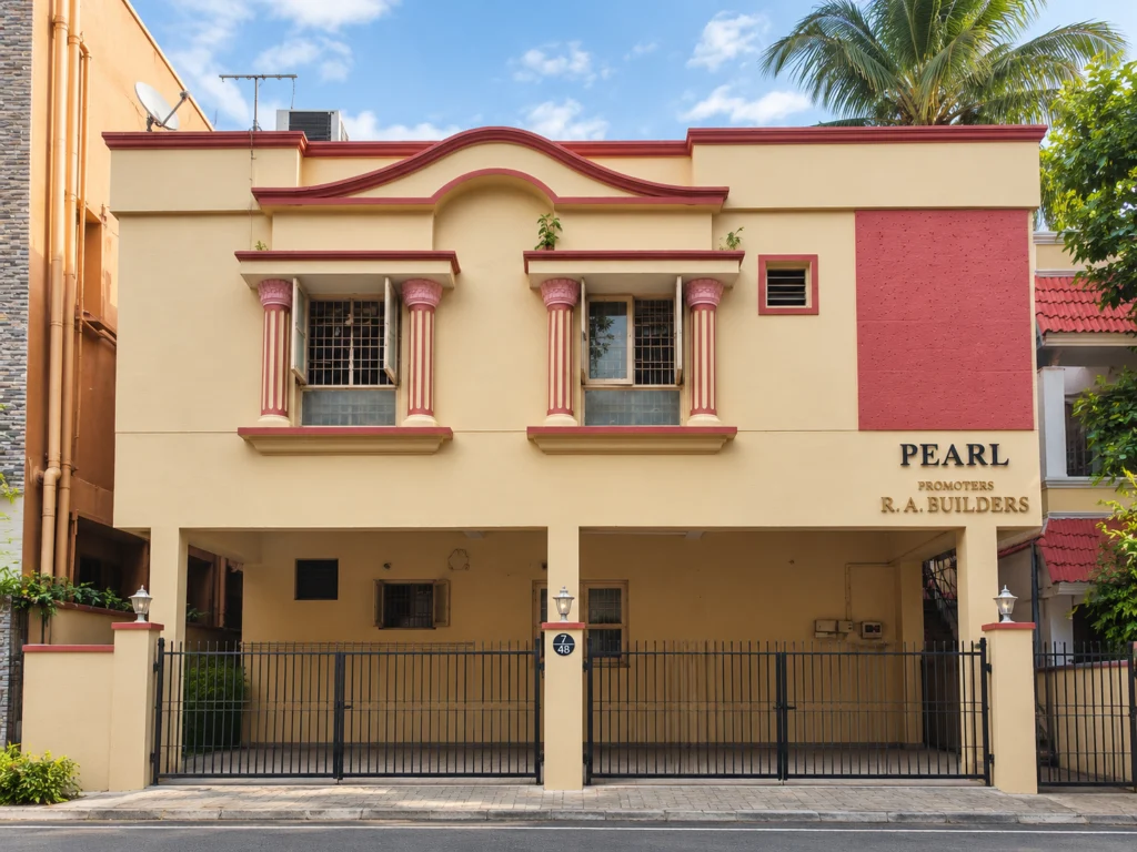 Pearl building exterior, view 2
