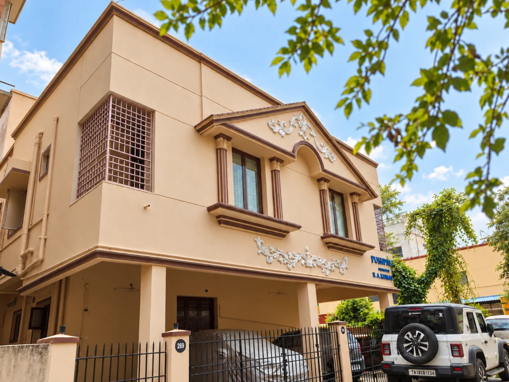 Pushpam building exterior, view 2