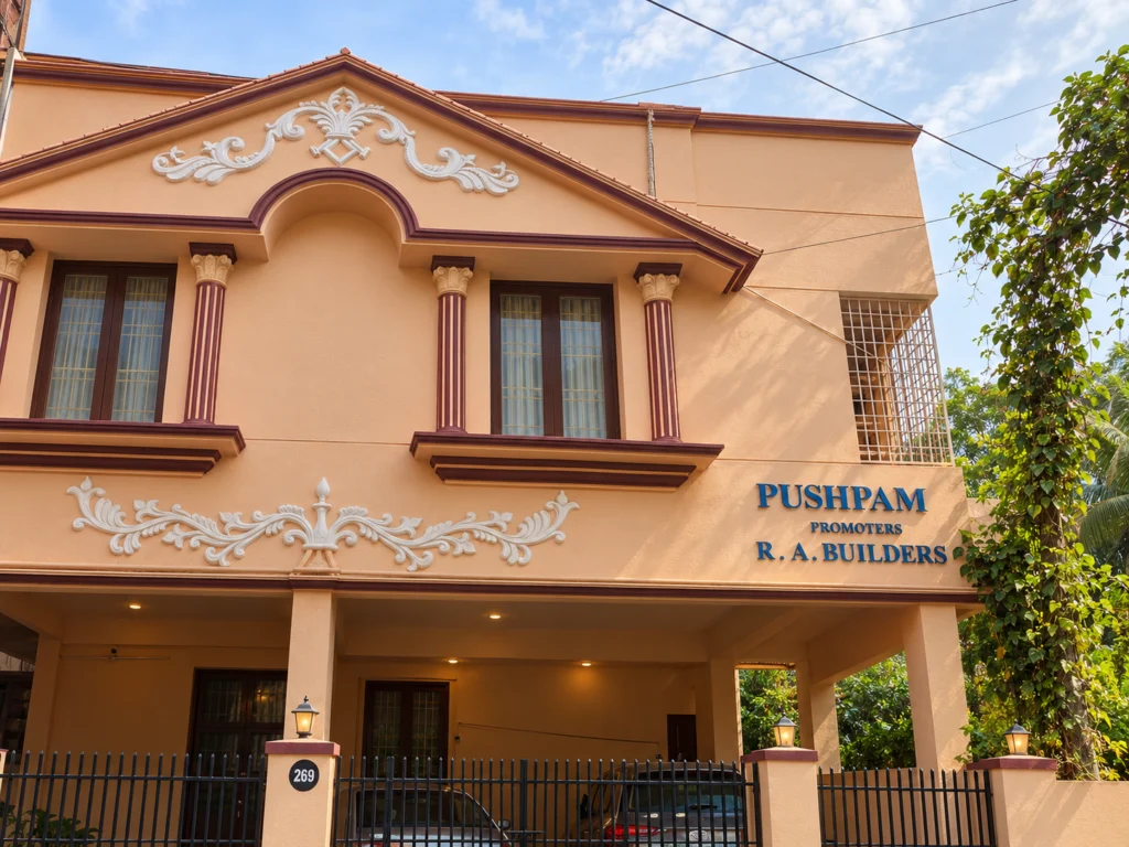 Pushpam building exterior, view 3