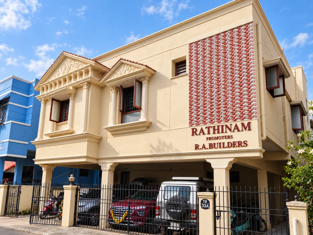 Rathnam building exterior, view 1