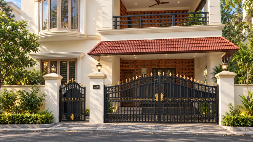 Subburaj Residence building exterior, view 3
